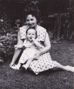 Grandma and me Easter 1959.